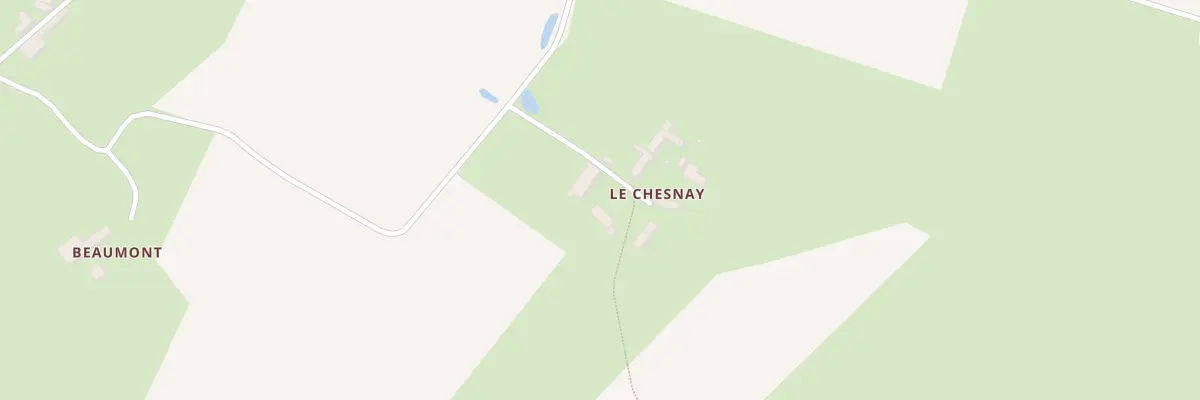 Plan du 588 Le Chenay à Bizou