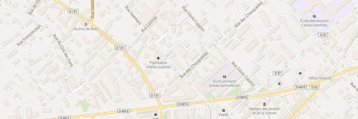 Plan du 2 Rue Haemers à Yvetot