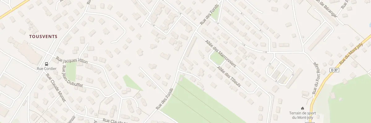 Plan du 21 Rue des Fonds à Yvetot