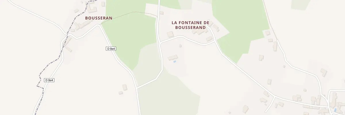 Plan du 763 Rte Fontaine de Bousserand à Pontours