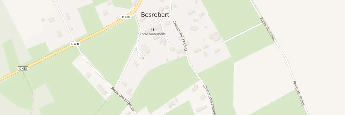 Plan du 4 Che des Poulets à Bosrobert