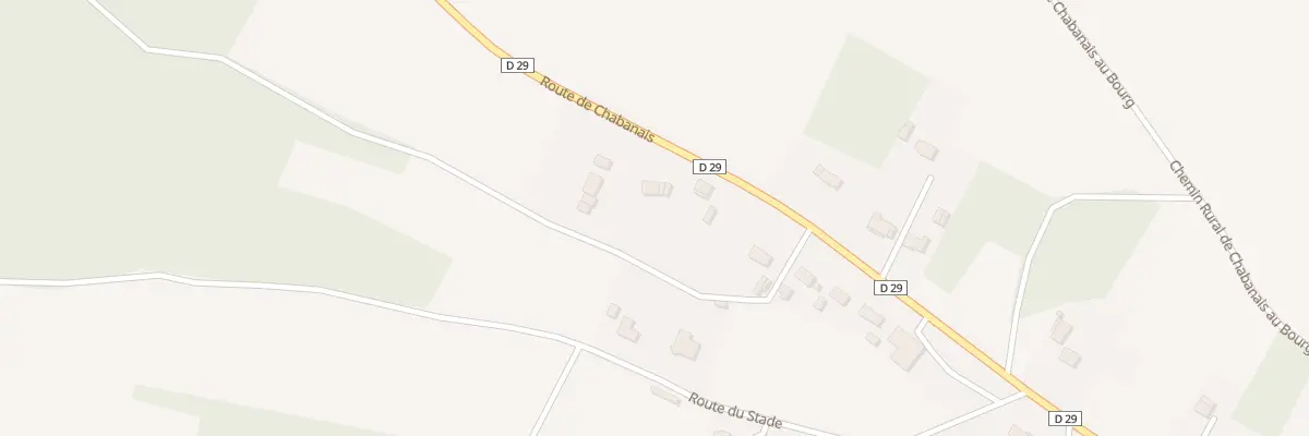 Plan du 31 Rte de Chabanais à Chassenon