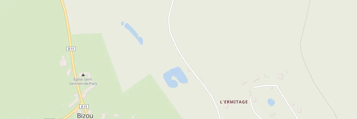 Plan du 3 L’Hermitage à Bizou