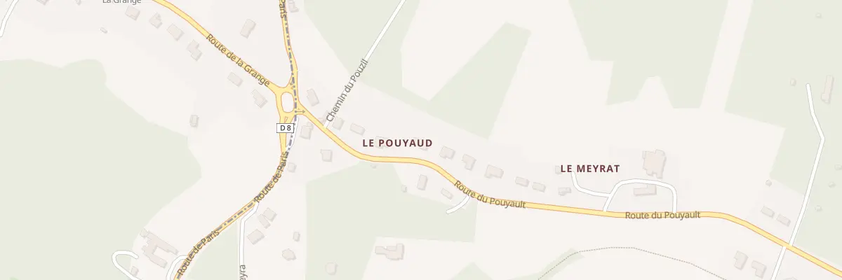 Plan du 56 Rte du Pouyault à Trélissac
