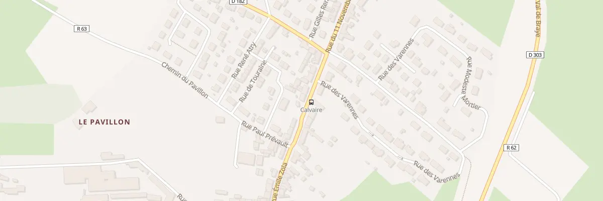 Plan du 55 Rue Emile Zola à Bessé-sur-Braye