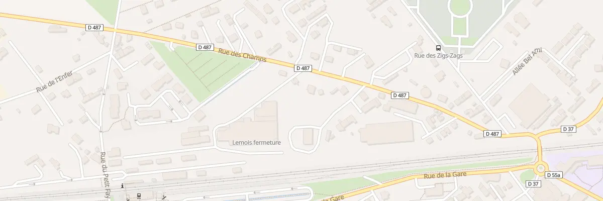 Plan du 19 Rue des Champs à Yvetot