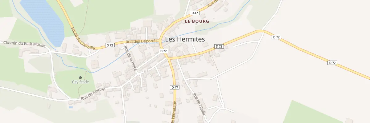 Plan du 4 Rue du 11 Novembre 1918 aux Hermites
