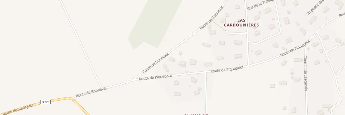 Plan du 5220 Las Carbounieres à Hautefage-la-Tour