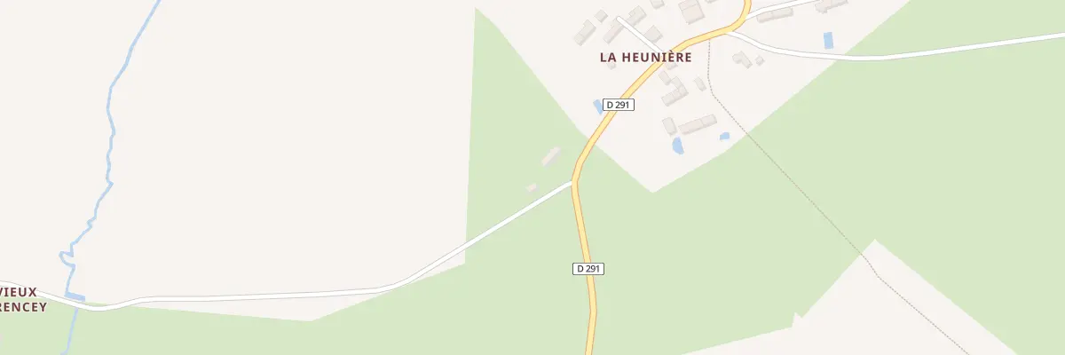 Plan du 126 La Heunière à Charencey