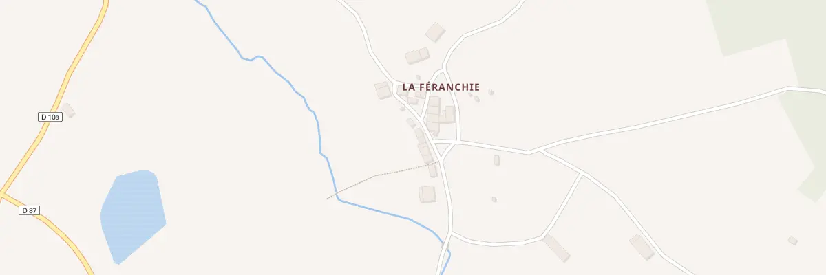 Plan du 5252C La Feranchie à Chéronnac