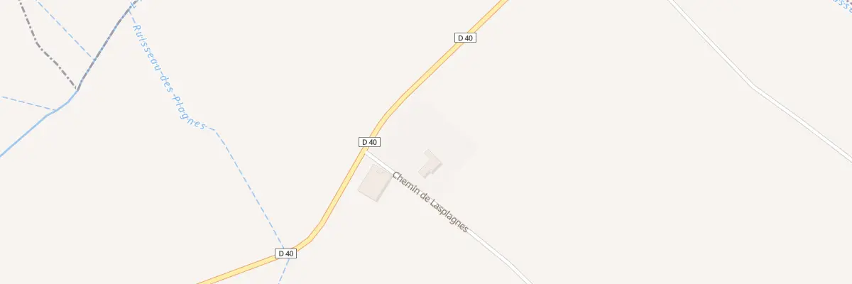 Plan du 91 Chem de Lasplagnes à Castelnau-Barbarens
