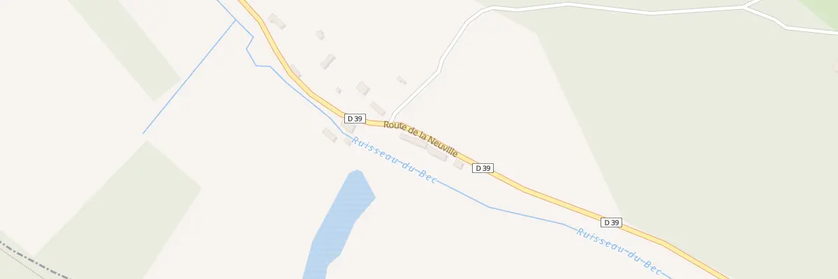 Plan du 4 Rte du Moulin du Parc à Bosrobert