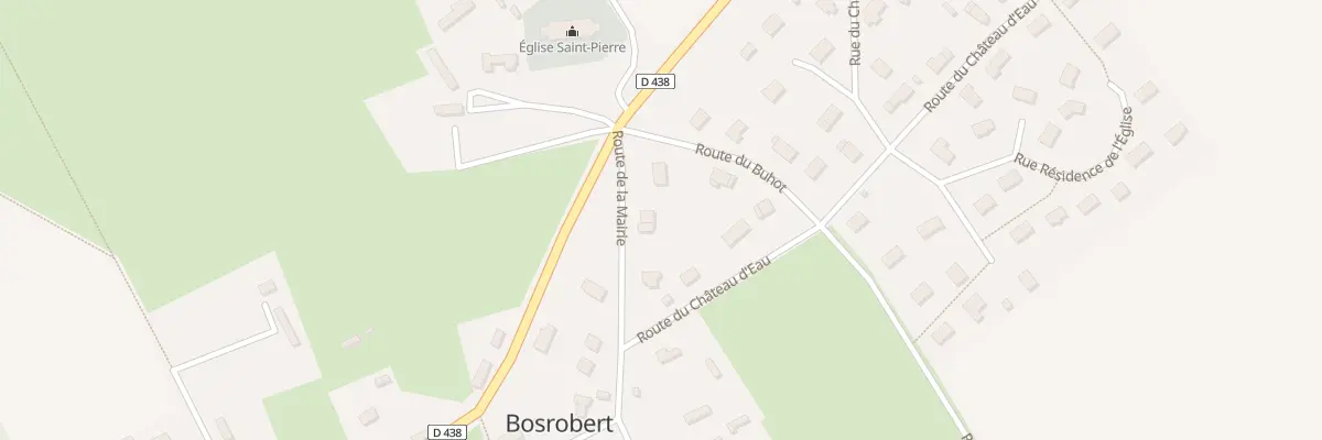 Plan du 3 Rte de la Mairie à Bosrobert