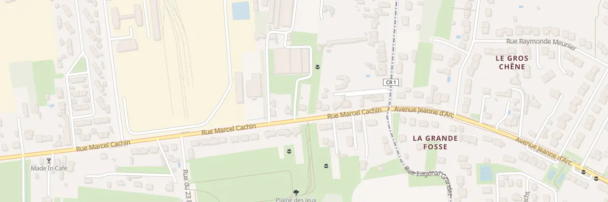 Plan du 320 Rue Marcel Cachin à Saint-Pierre-des-Corps