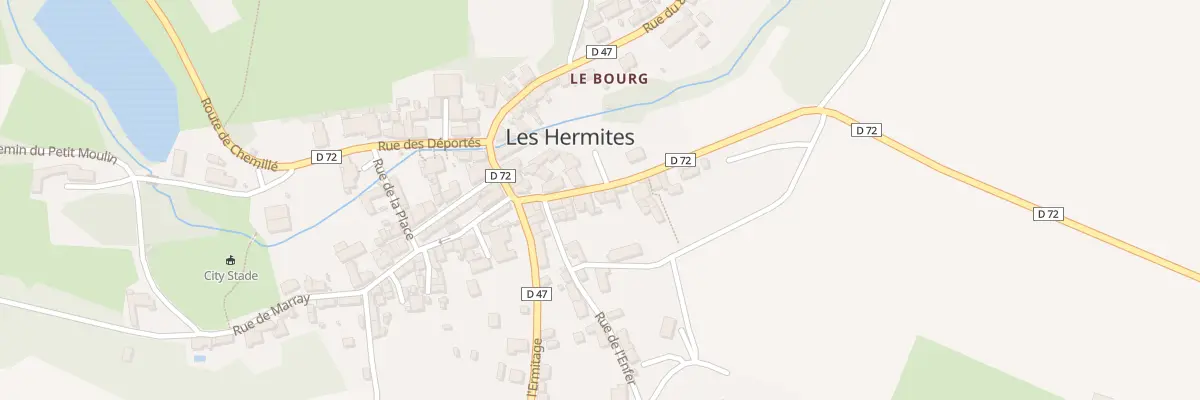 Plan du 8 Rue du 11 Novembre 1918 aux Hermites