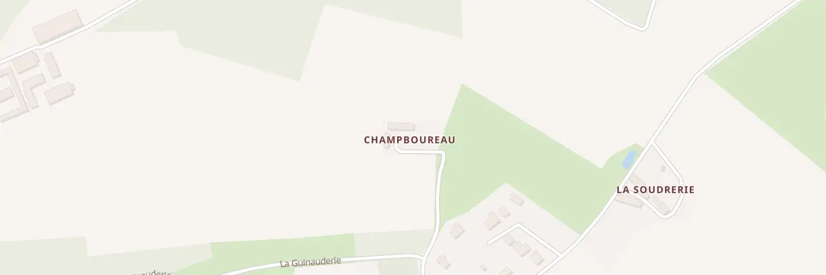 Plan du 195 Champboureau à Nouzilly