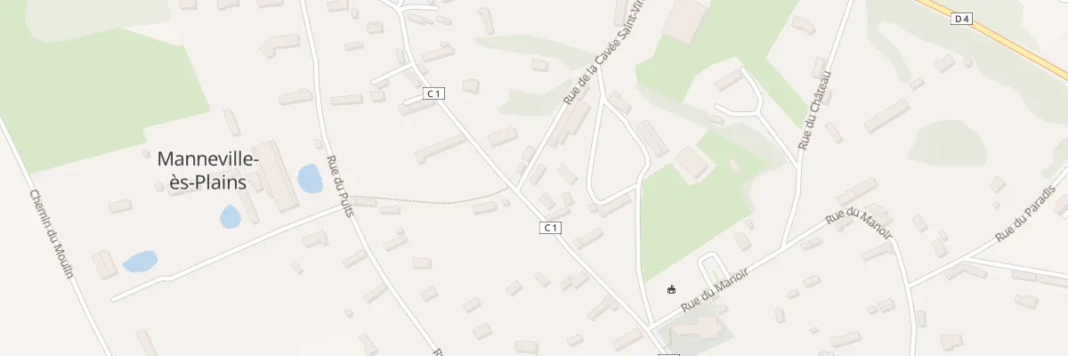 Plan du 200 Rue de la Forge à Manneville-ès-Plains