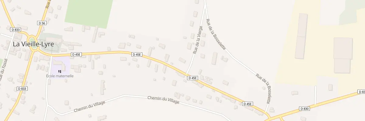 Plan du 20 Rue St Pierre à La Vieille-Lyre