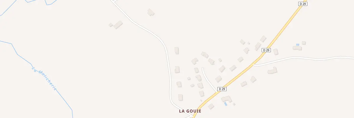 Plan du 5274 La Gouie à Chabrac