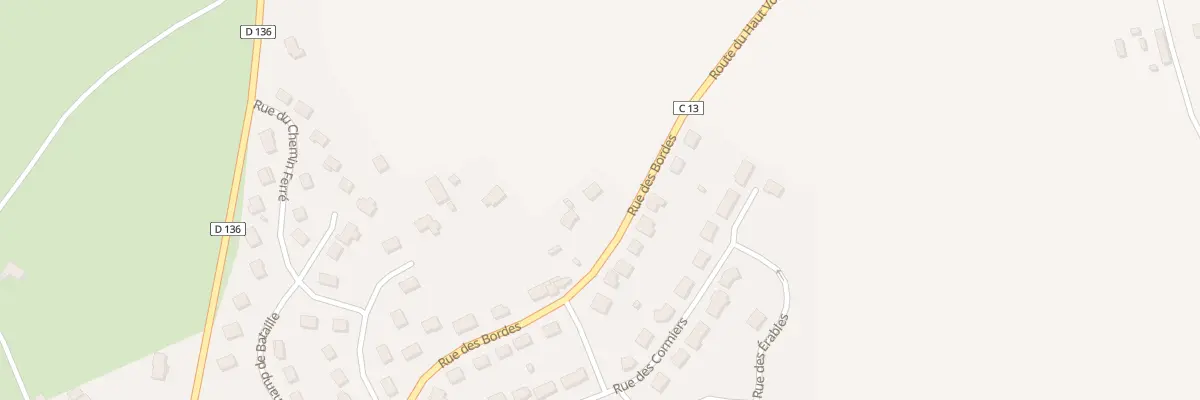 Plan du 34 Rue des Bordes à Ceton