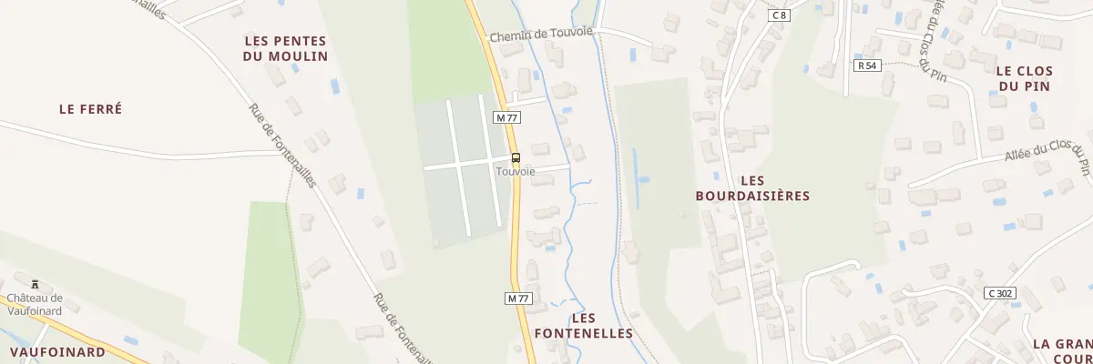 Plan du 42 Rue de Fontenelles à Rochecorbon