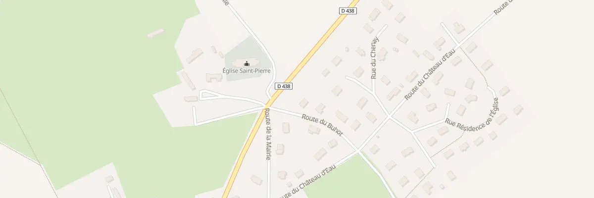 Plan du 1 Rte du Buhot à Bosrobert