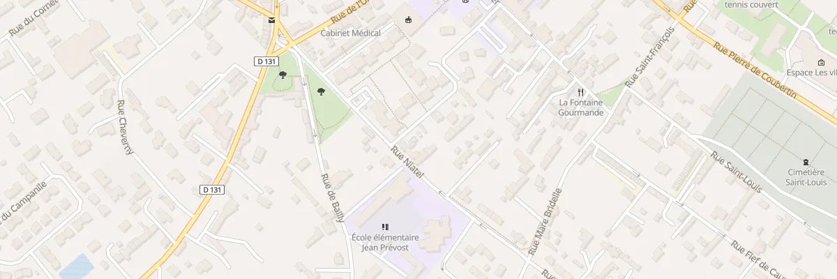 Plan du 21 Rue Niatel à Yvetot