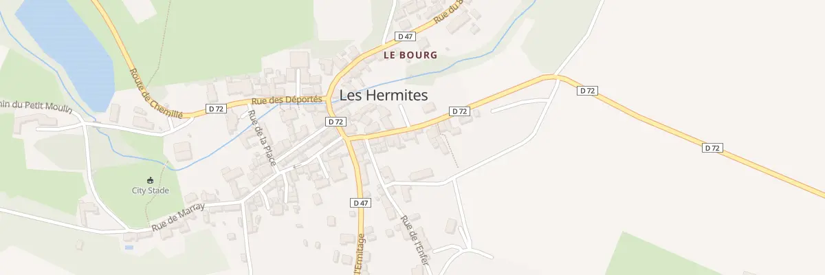 Plan du 10 Rue du 11 Novembre 1918 aux Hermites