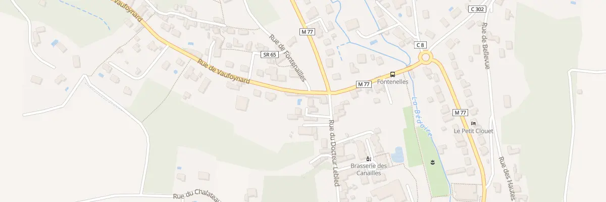 Plan du 1 Rue Vaufoynard à Rochecorbon