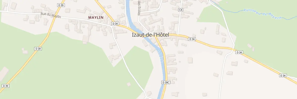 Plan du 7 Grand’Rue à Izaut-de-l’Hôtel