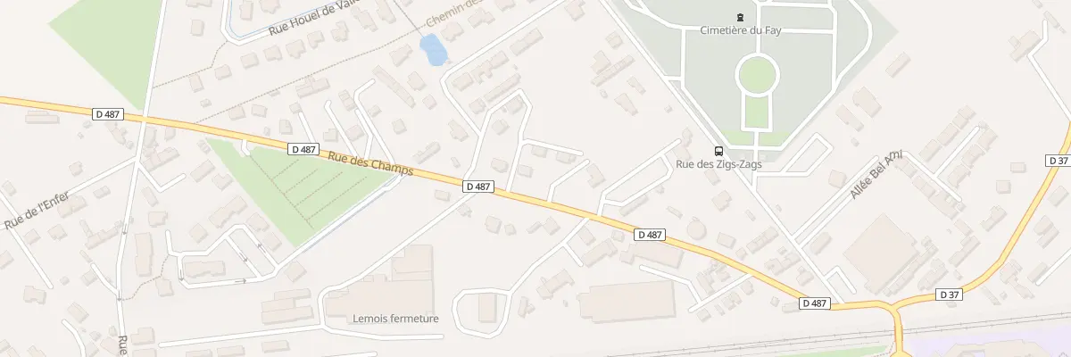Plan du 24 Rue des Champs à Yvetot