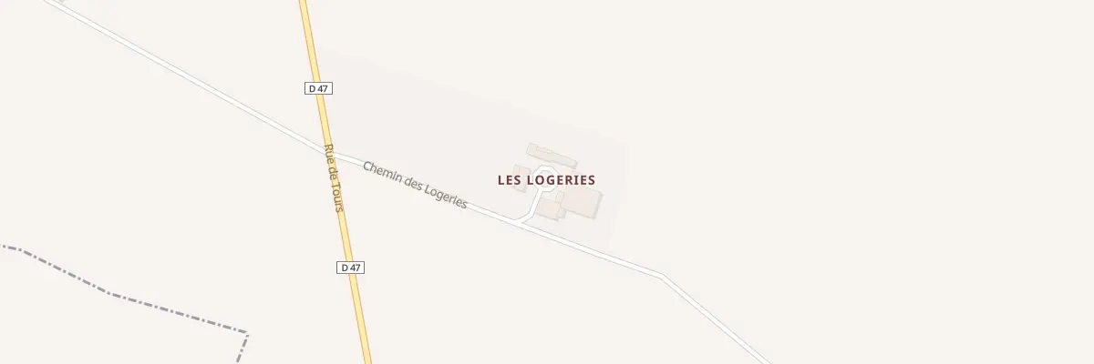 Plan du 95 Les Logeries à La Ferrière
