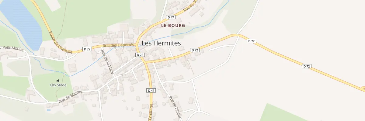 Plan du 14 Rue du 11 Novembre 1918 aux Hermites