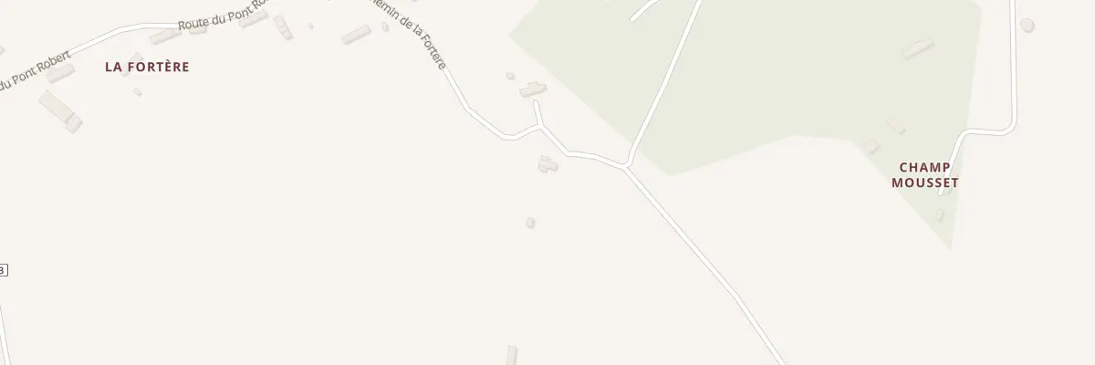 Plan du 1 Che de la Fortere à Gournay-le-Guérin