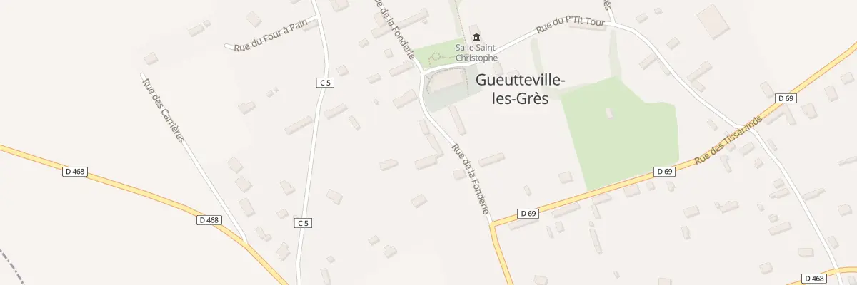 Plan du 103 Rue de la Fonderie à Gueutteville-les-Grès