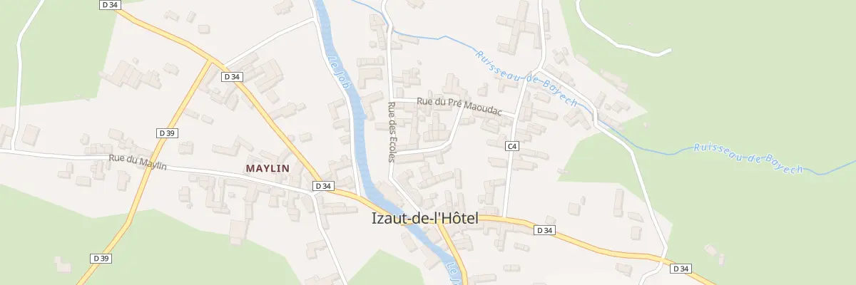 Plan du 10 Village à Izaut-de-l’Hôtel
