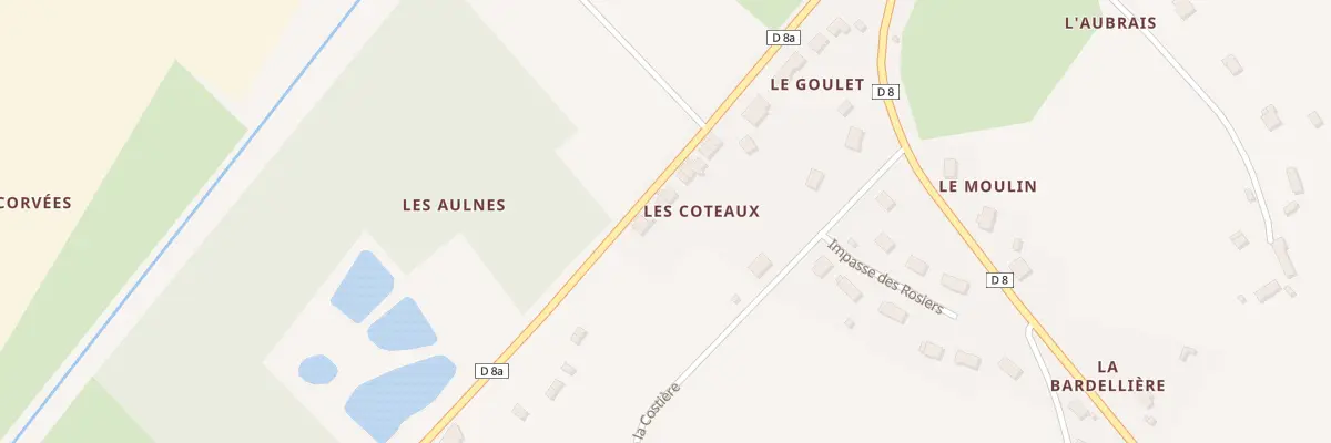 Plan du 9 Les Côteaux à Bonneveau