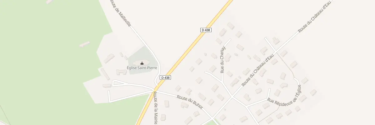 Plan du 14 Rue du Chenay à Bosrobert