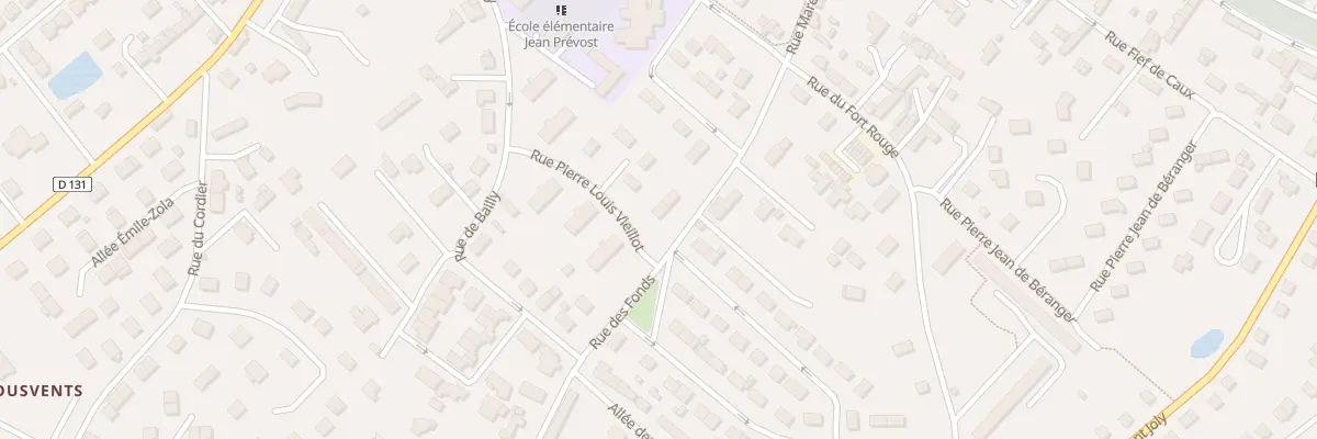 Plan du 10 Rue des Fonds à Yvetot