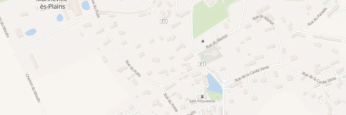 Plan du 60 Rue du Puits à Manneville-ès-Plains
