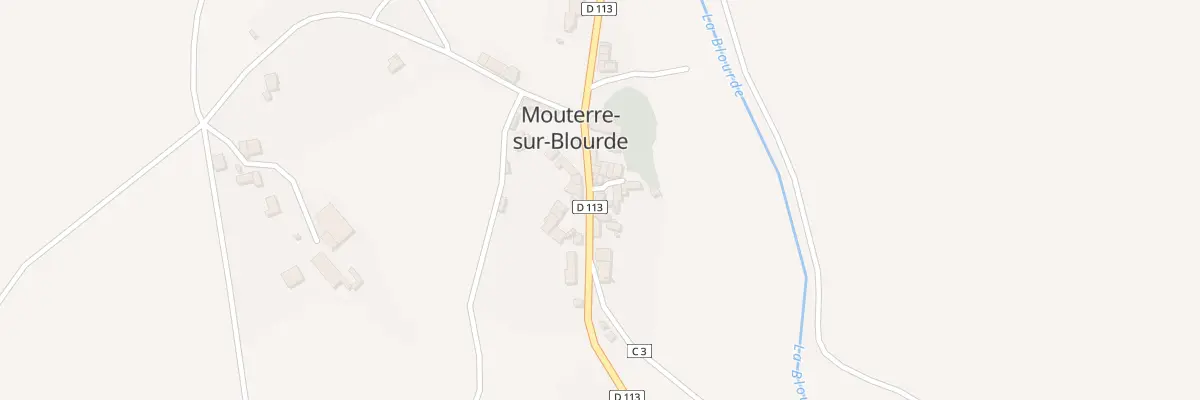 Plan du 5075 Le Bourg à Mouterre-sur-Blourde