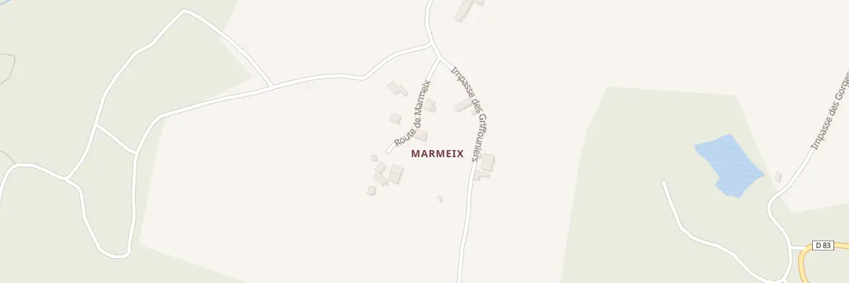 Plan du 138 Marmeix à Champs-Romain