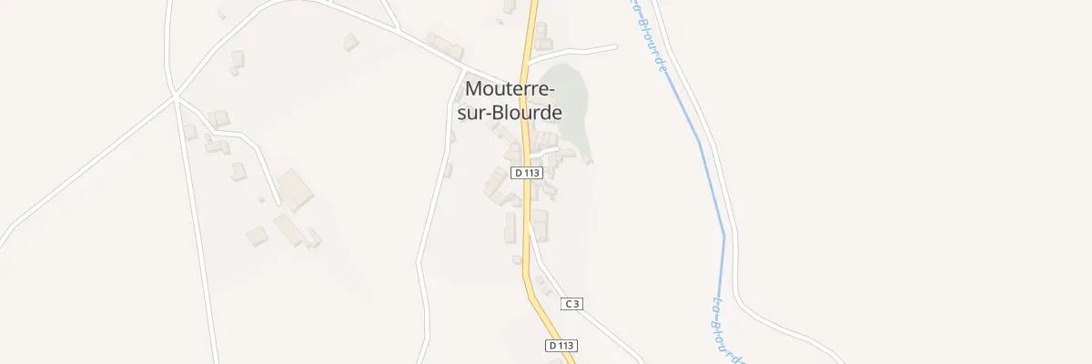 Plan du 5077 Le Bourg à Mouterre-sur-Blourde