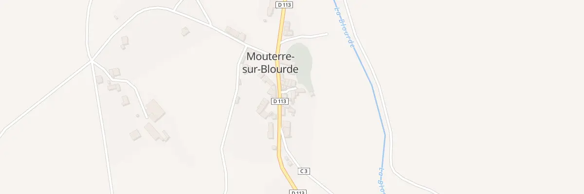 Plan du 5074 Le Bourg à Mouterre-sur-Blourde