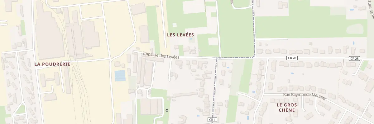 Plan du 4 Imp des Levées à Saint-Pierre-des-Corps