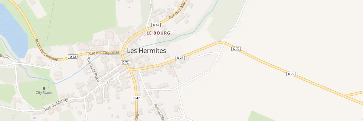 Plan du 20 Rue du 11 Novembre 1918 aux Hermites
