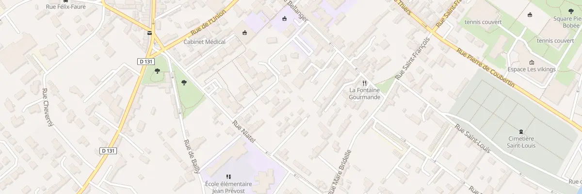 Plan du 15E Rue Niatel à Yvetot
