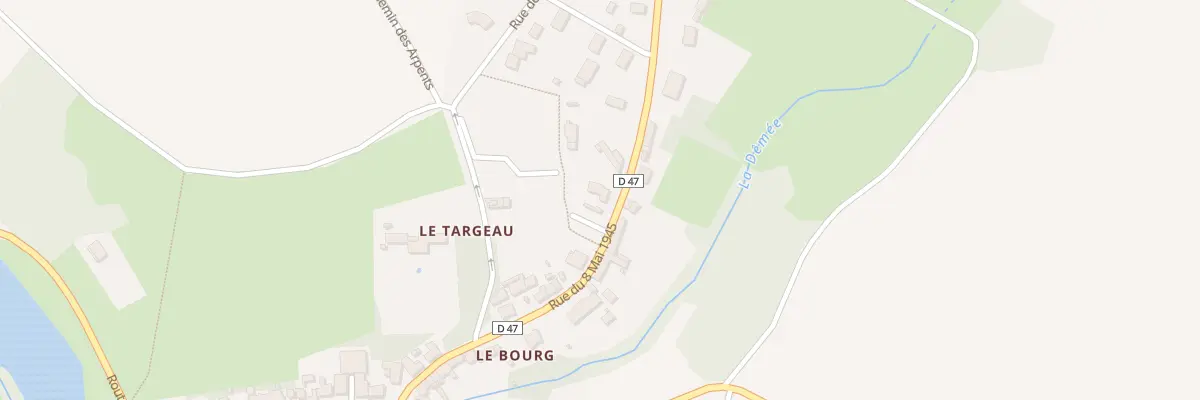 Plan du 23 Rue du 8 Mai 1945 aux Hermites