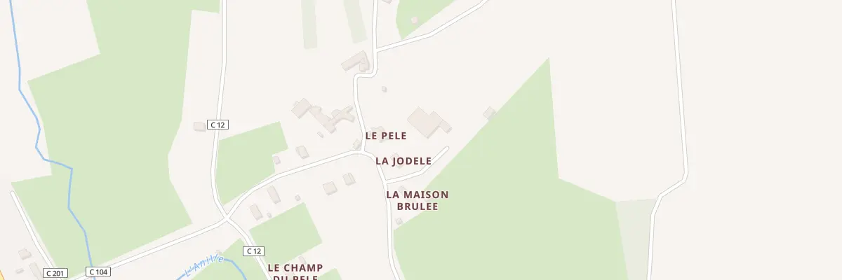 Plan du 5272 La Jodele à La Chapelle-Huon