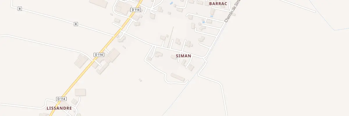 Plan du 5207 Siman à Saint-Nicolas-de-la-Balerme